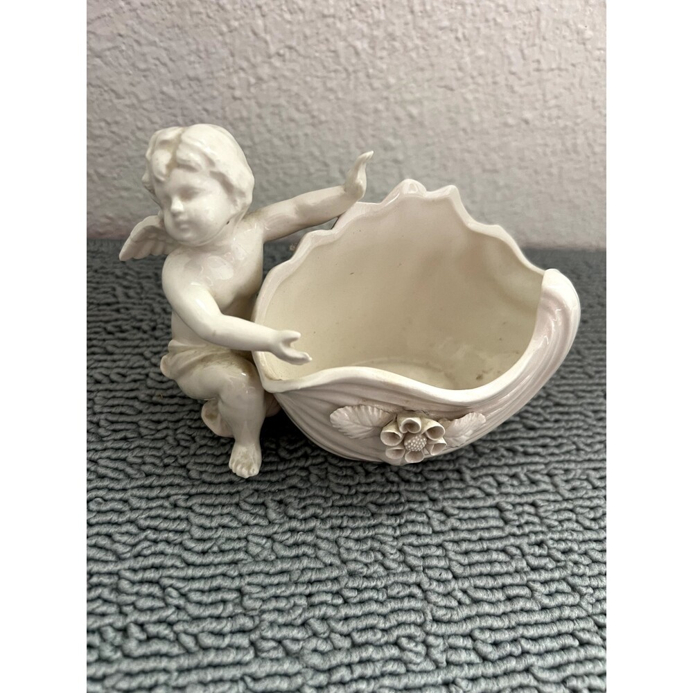Vintage Lenwile Ardalt Angel Valentine Planter Figurine Home Decor 3-3/4''